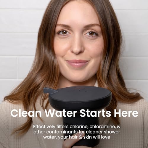 AQUA TRU AquaTru Shower - High Pressure Shower Filter Removes Impurities from Hard Water to Support Healthy Skin, Scalp, Hair, Reduce Breakage, and Enhance Your Beauty and Self-Care Routine (Matte Black) - Image 5