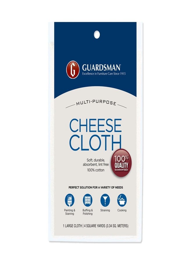 Guardsman Multi-Purpose Cheese Cloth for Painting, Staining, Polishing, Straining, Cooking, Crafts and More, 100% Cotton - Image 1