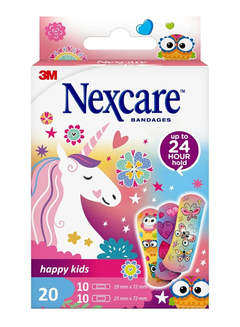 Nexcare Happy Kids Plasters Magic Assortment 20's