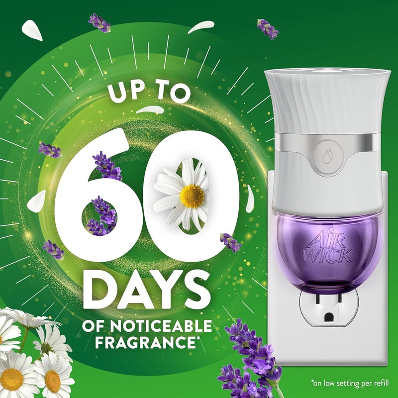 Air Wick Plug in Scented Oil Refill, 10ct, Lavender & Chamomile, Air Freshener, Essential Oils, Eco Friendly - Image 2