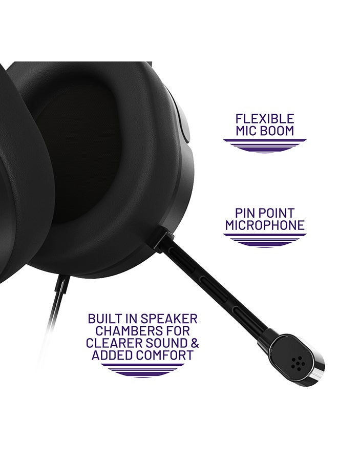 4gamers 4Gamers PANTHER Performance Gaming Headset for XBOX, PS4/PS5, Switch, PC - Black  - Image 5