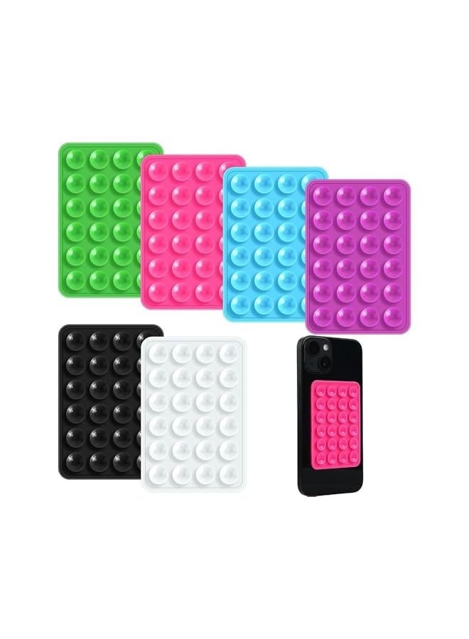 PROMASS Silicone Suction Phone Case Mount 9Pcs, Sticky Phone grip, Silicone Suction Phone Sticky grip, Hands-Free - Image 2