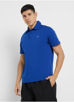 EMPORIO ARMANI Beachwear Logo Polo Shirt  - Image 1