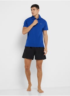 EMPORIO ARMANI Beachwear Logo Polo Shirt  - Image 4