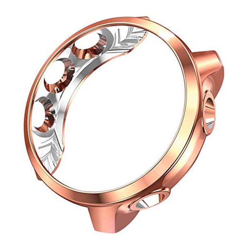 Rose Gold Smartwatch Case Cover 5X5 cm Protective Frame 3 Pack - Image 3
