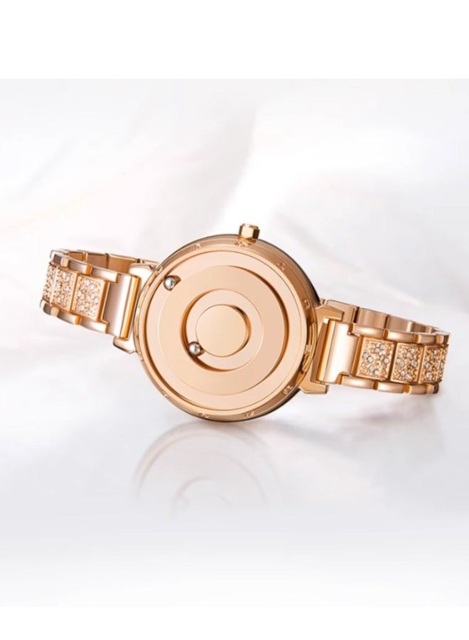 يوتور Magnetic Bead Concept Watch Fashion Luxury Business Quartz Watch - Image 4