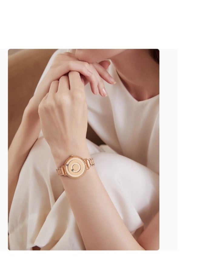 يوتور Magnetic Bead Concept Watch Fashion Luxury Business Quartz Watch - Image 3