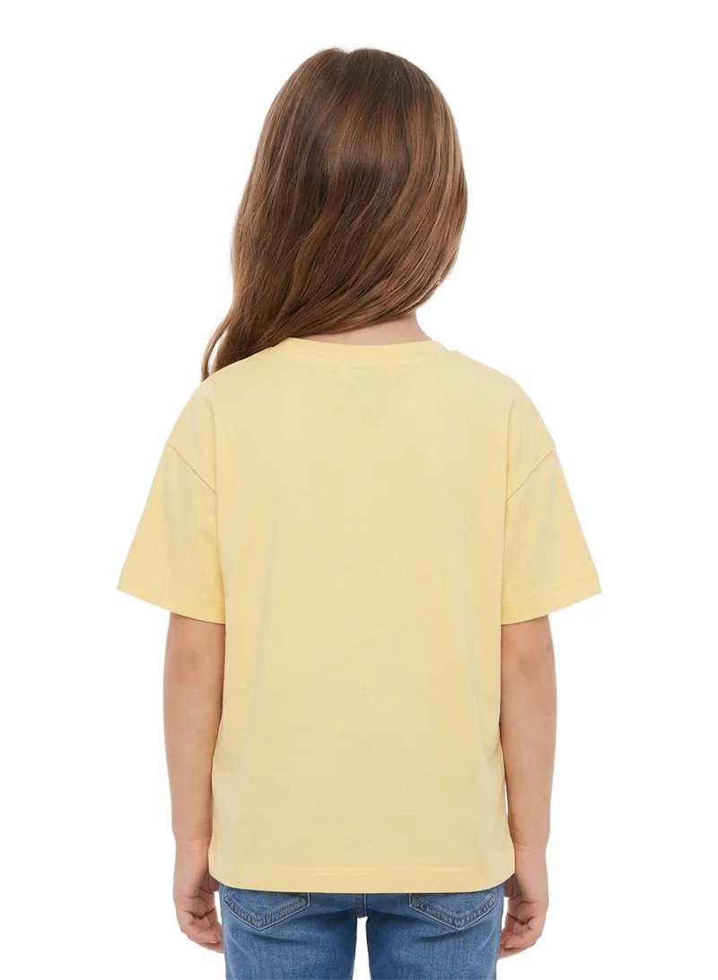 Disney  Disney Moana Toddler Girls’ Oversized Drop Shoulder T-Shirt – Cute Casual Relaxed Fit Tee for Women | Best Price UAE