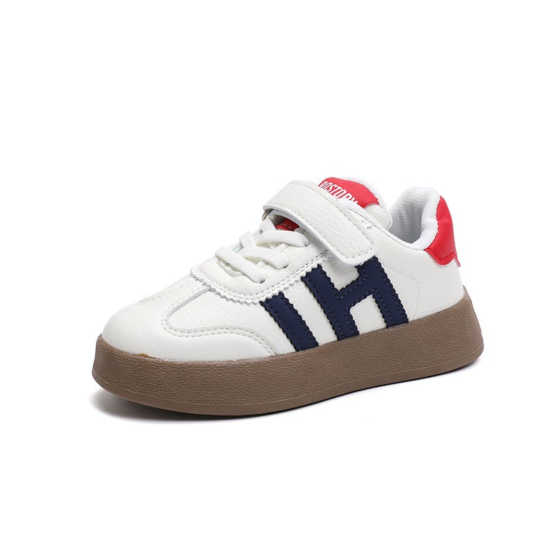 Girls' Board Shoes 2024 New Children'S Soft Sole White Shoes Large Children'S Fashion Casual Shoes For Boys Sneaker - Image 1