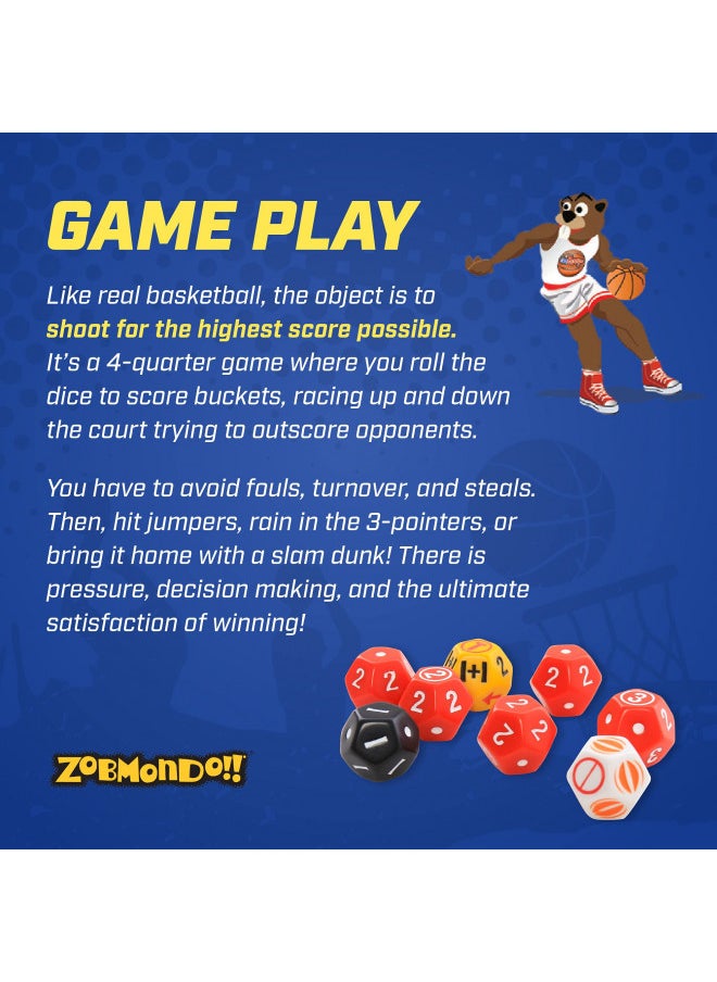 Zobmondo!! GoHoops Basketball Dice Game | for Basketball Fans, Families and Kids | Play at Home or for Travel - pzsku/ZD33E1E73B22D99B11A81Z/45/_/1732281849/28b3e975-f27b-4ffd-94e6-288246e21532