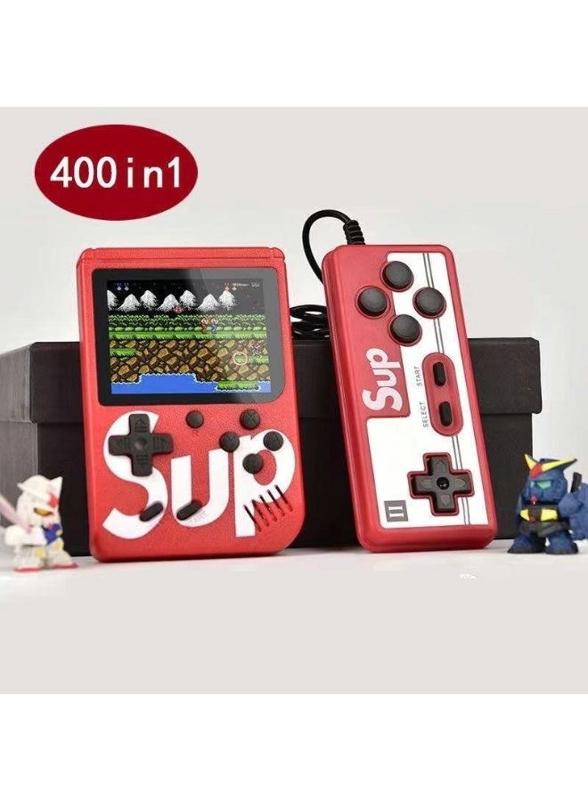 SUP محمولة بألعاب الفيديو مع 400 لعبة كلاسيكية، شاشة ملونة تبلغ 3 بوصات، قابلة للشحن - Image 3