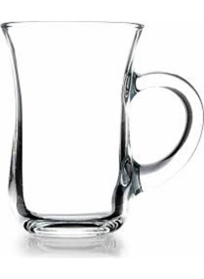 جي 4 يو طقم أكواب شاي زجاجية من Glass4you Lina مكون من 6 قطع (55783) - Image 1
