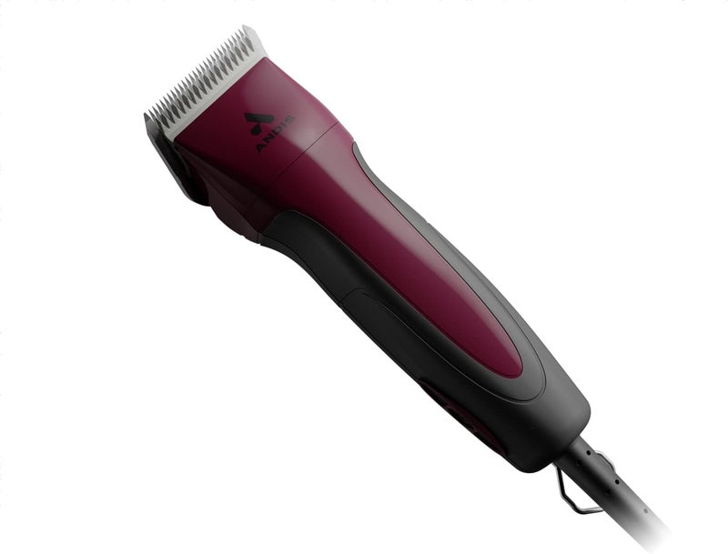 Andis 68530 Excel Professional 5Speed Detachable Blade Clipper Kit  AnimalDog Grooming Rotary Motor SoftGrip AntiSlip Housing 14Inch Cord for All Coats  Breeds SMC Burgundy - Image 4