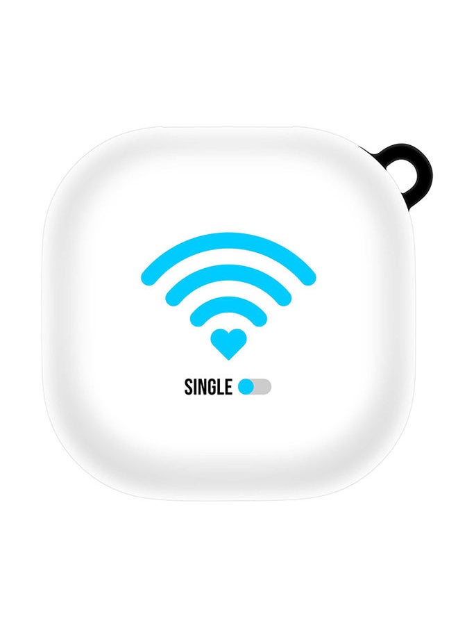 Stylizedd - StylePods Custom Case Samsung Galaxy Buds Pro (2021) / Buds Live Case With Anti-Lost Keychain - Wifi Single Guy - Image 1