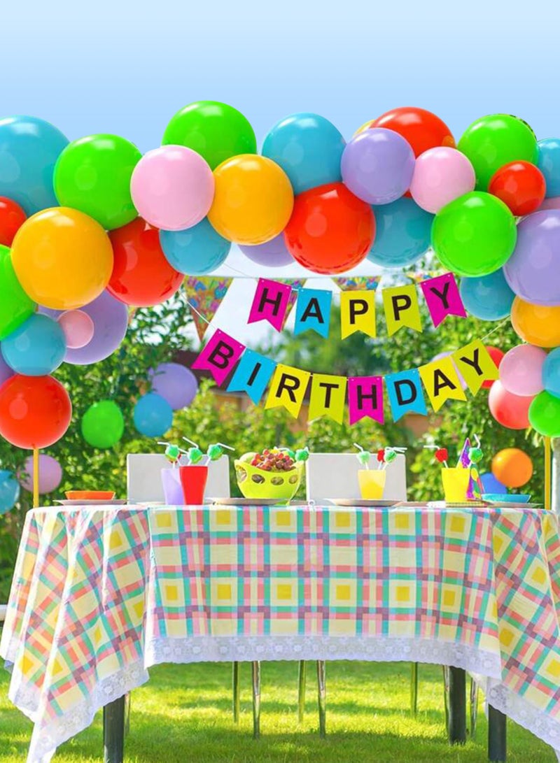 URbazaar Over The Table Rod Stand with Clamps, Adjustable 120-85CM Tall 250-83CM Length, Balloon Arch Stand for Wedding Birthday Anniversary Party Decor - Image 5