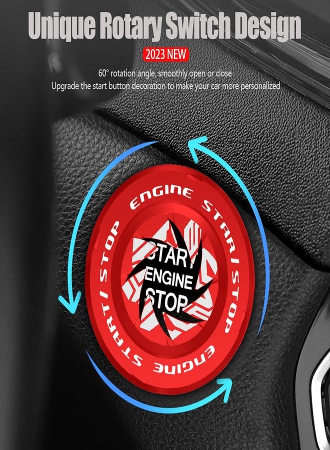 Tybasthe Rotary Start Button Cover, Transformers Car Accessories, Engine Start Stop Button Cover, Autobots Car Stickers, Interior Decor, Inter Cover - Image 3