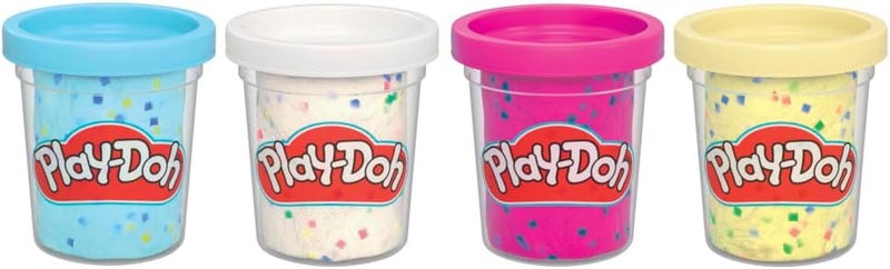 Play-Doh 04 Pack Confetti Modeling Compound - Arts and Crafts for Kids 2+ - Image 2