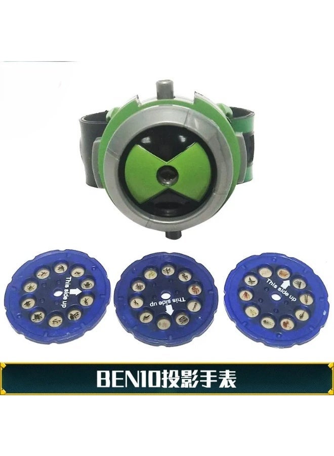 Children's Green Plastic Projection Watch Toy with Luminous Sound - Image 4