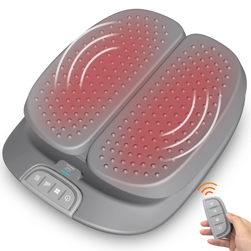 Snailax Vibration Foot Massager with Heat, Remote Control, FSA HSA Eligible, Adjustable Vibration Speed Electric Massager Machine for Circulation,Plantar Fasciitis, Pain - Image 1