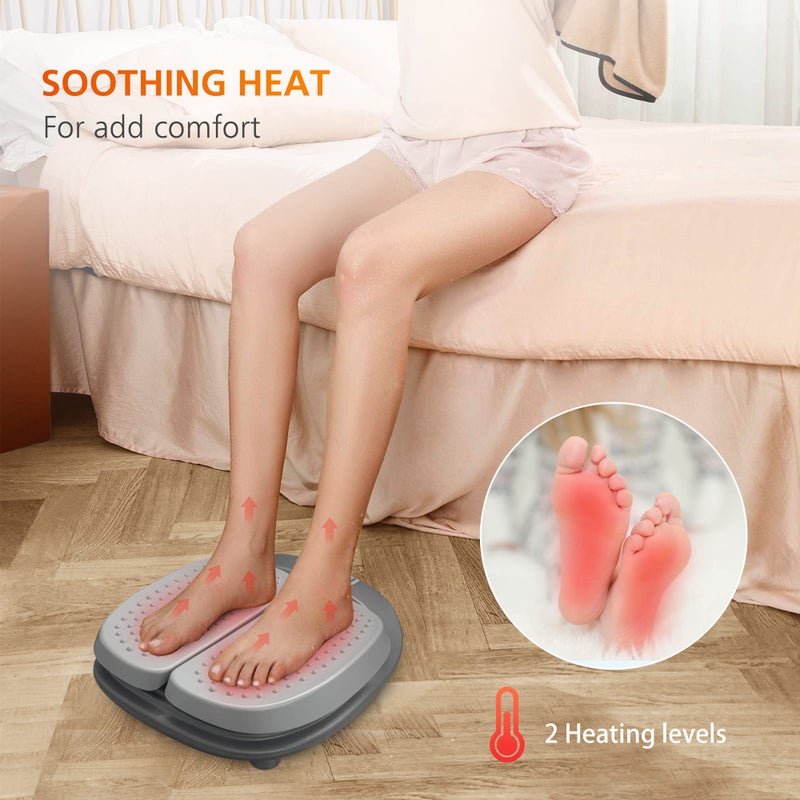 Snailax Vibration Foot Massager with Heat, Remote Control, FSA HSA Eligible, Adjustable Vibration Speed Electric Massager Machine for Circulation,Plantar Fasciitis, Pain - Image 3