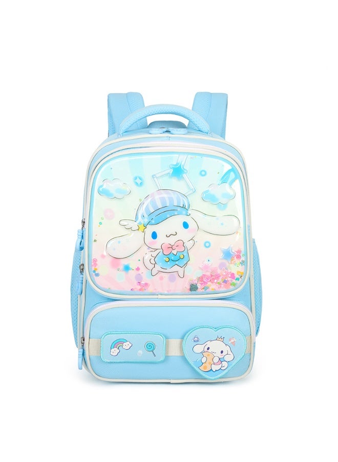 Cinnamon backpack schoolbags for teenagers and primary school students, cute, casual, lightweight, and burden-reducing learning school backpacks - Image 1