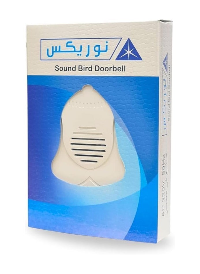 Generic - Stunning plastic door bell - white color - Image 1
