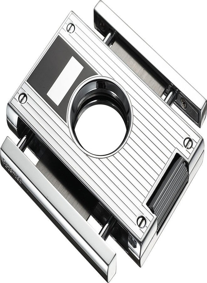 Visol "Sharp Lines" Premium Cigar Cutter, Chrome Plated - Image 1