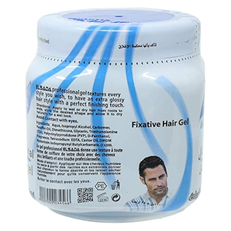 Elsada El Sada Long Lasting Hair Styling Gel (Blue, 1 L) - Image 2
