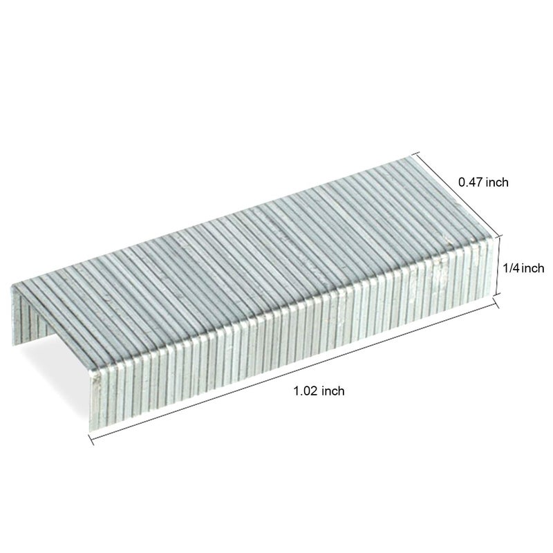Leven Deli 10,000 Staples, Fits Deli 25, 40 and 60 Sheet Capacity Staplers, Standard 1/4 Inch Length, 24/6, Jam Free Sharp Chisel Point Design, 10 Boxes of 1,000 Staples, Fits Standard Staplers - Image 3