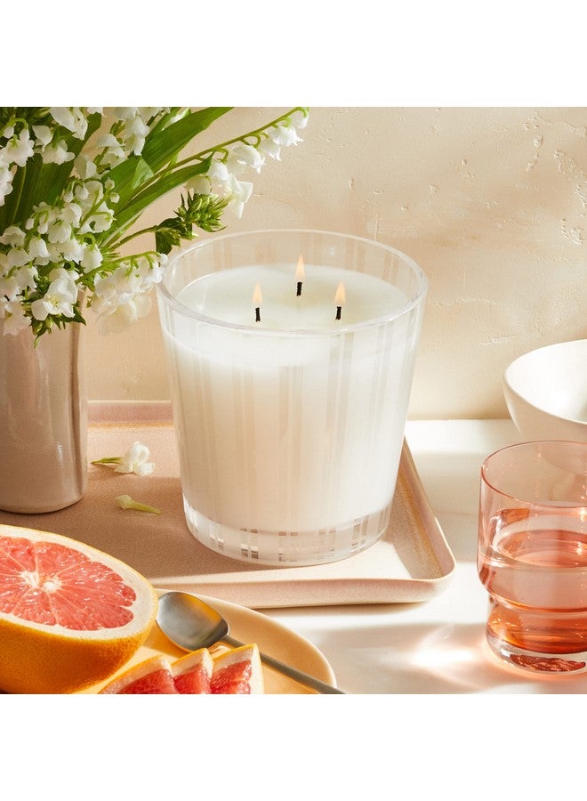 Nest New York NEST New York Scented 3-Wick Candle, Grapefruit - 21.2 oz - Up to 100-Hour Burn Time - Reusable Glass Vessel  - Image 3