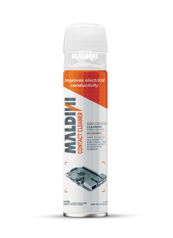 MALDINI - Maldini Contact Cleaner Dry Spray - 400 ml - Image 1