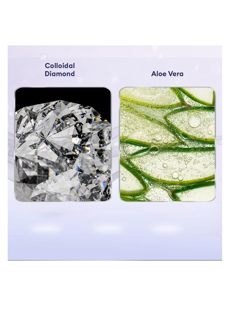 VLCC Insta Glow Diamond Bleach - 60g | With Diamond Powder For Sparkling Fairness | Skin Brightening Bleach | Minimizes Dark Spots, Reduces Facial Hair Visibility - Image 2