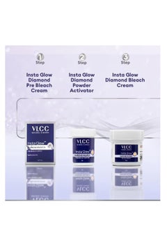 VLCC VLCC Insta Glow Diamond Bleach - 60g | With Diamond Powder For Sparkling Fairness | Skin Brightening Bleach | Minimizes Dark Spots, Reduces Facial Hair Visibility  - Image 4