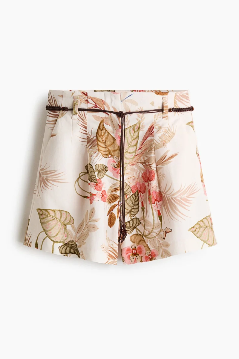 H&M Linen-blend shorts