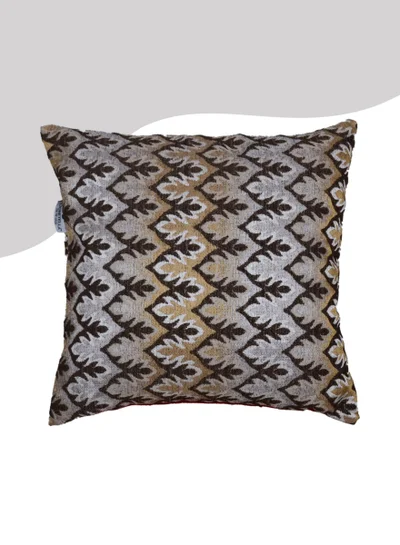 Donetella Cushion Cover,45X45 Cm (18X18 inch) 1-Pcs Decorative Throw Pillowcases Without Filler With Beautiful Abstract Art For Sofa Bed Living Room And Couch, Flint