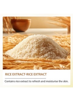 MOOYAM 5-Piece Rice Skincare Set with Rice Cream,Serum,Lotion,Cleanser and Toner,Improves Skin Texture | Instant Glow | Suitable for All Skin Types  - Image 2
