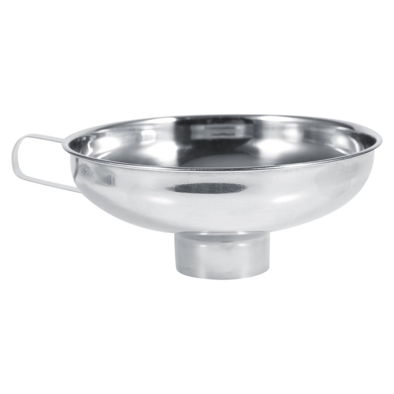 Stainless Steel Funnel Large Size Sturdy Rustproof Durable - Dual Transfer For Liquids Solids Wide Mouth Funnel for Home Kitchen Canning Jars - Image 3