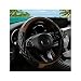 Couslcd Car Steering Wheel Cover 14515inch Leather AntiSlip Car Wheel Cover Protector Safety Comfortable Desgin Universal Auto Steering Wheels Accessories for Cars Truck SUV Brown - Image 2
