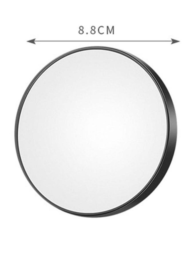Loquat Round Classic Magnified Makeup Mirror Black - Image 2