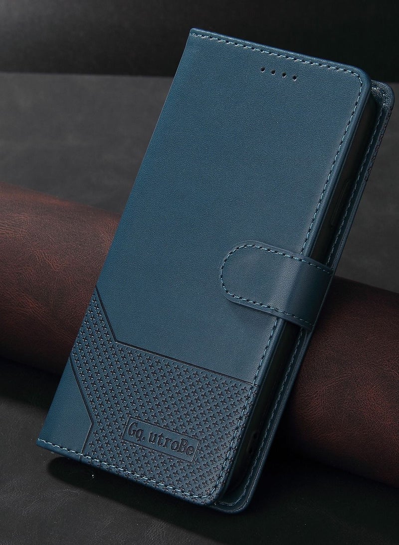 Suteni Flip Cover Leather Protective Hidden Card Slots Phone Case for iPhone