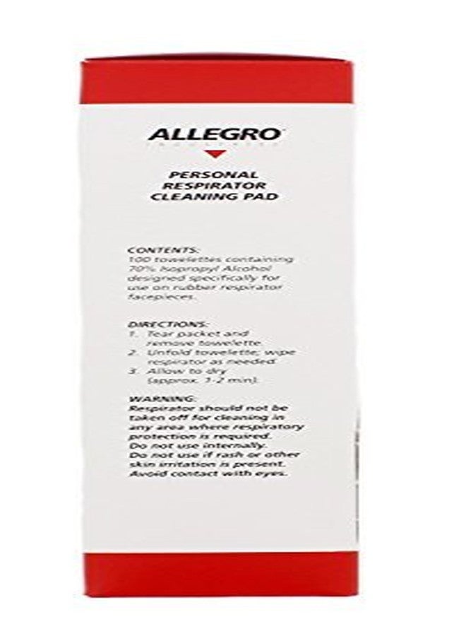 أليجرو وسادة تنظيف جهاز التنفس Allegro 1001، 8 × 5 بوصة، بيضاء - 037-1001 - Image 5