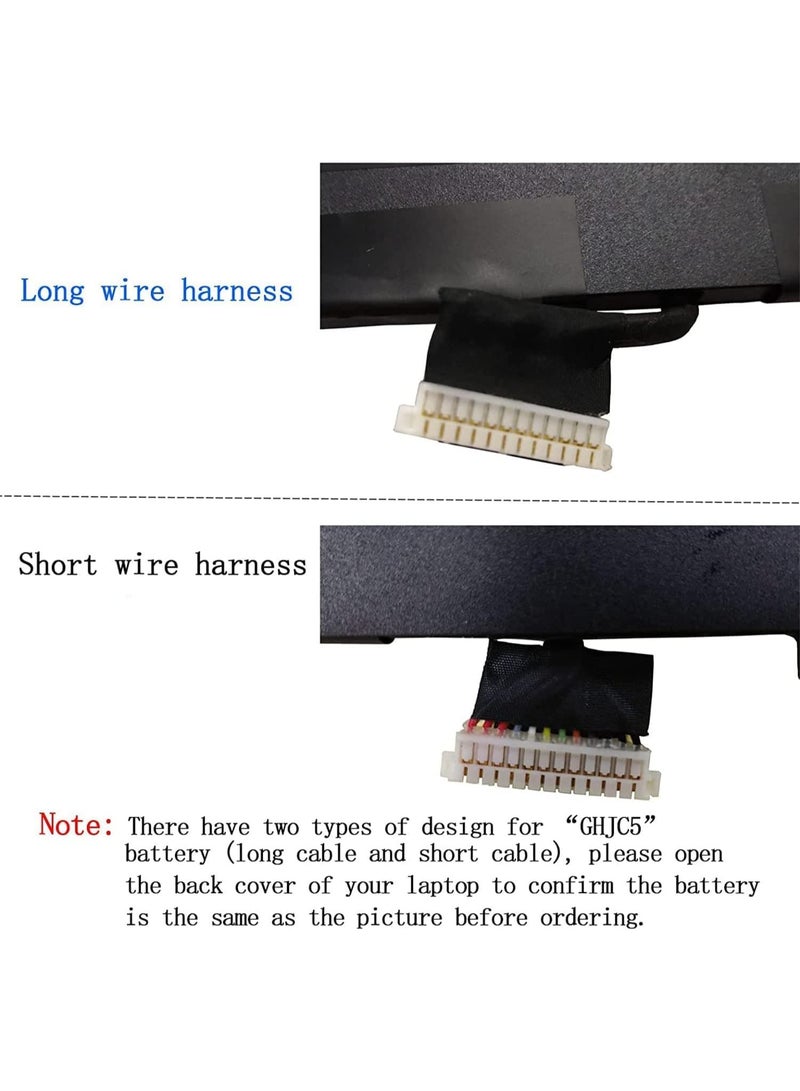 Terabyte GHJC5 Laptop Battery 59.6Wh 4900mAh 3-Cell 11.55V Compatible with Dell Latitude 9420 9430 / Dell Latitude 9420 9430 2-in-1 Series 3VV58 0JJ4XT - Image 5