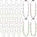 Traplace Christmas Necklaces 36PCS Christmas Light Necklace Christmas Accessories Colorful Bulbs 3 Modes Light Up Christmas Necklace Santa Claus Christmas Trees Snowmen Christmas Necklaces Adults - Image 2