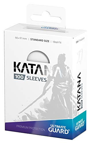Ultimate Guard Katana Card Sleeves: 100 Standard Size TCG Sleeves, 66 x 91mm, Clear Back, Tournament Quality, No PVC & Acid-Free, High Clarity - Image 4