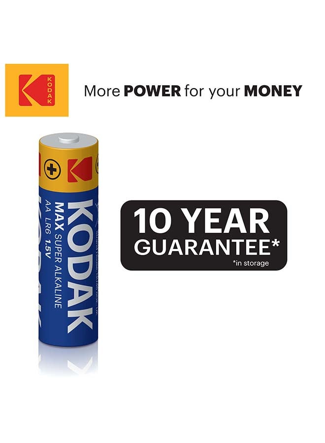 Kodak 20 Pack Max Alkaline AA Superior Batteries - Image 2