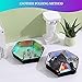 Grajar 2 Pcs Portable Folding Dice Rolling Tray Set for DD DND Table Games PU Leather and Velvet Holder Storage Box Graduated Color Dragon Skin - Image 4