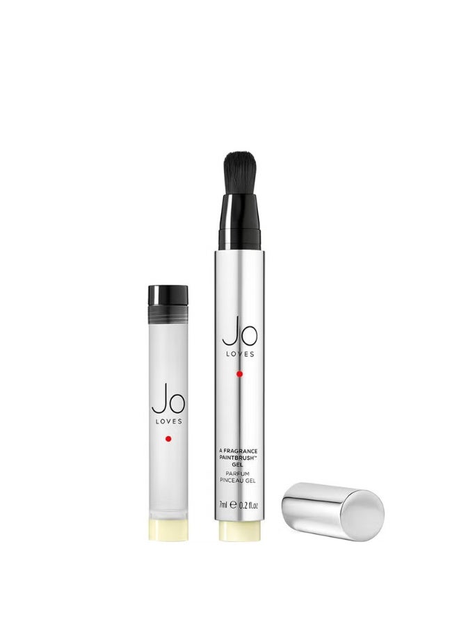 Jo Loves A Fragrance Paintbrush White Rose & Lemon Leaves 7ml - Image 1
