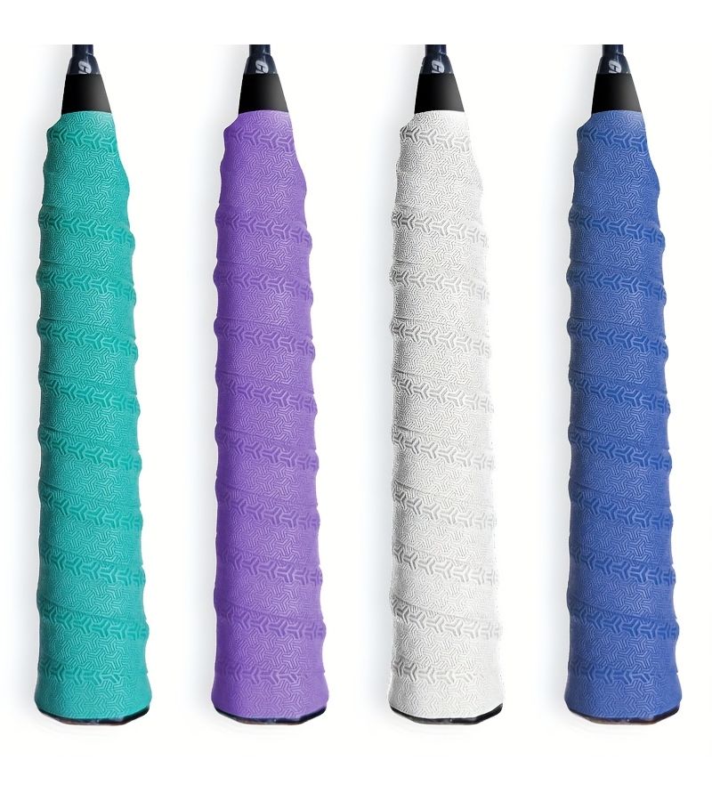 Aqua Blue Anti-Slip Sweat Absorbent Tennis Racket Grip Tape With Improved Shock Absorption - Image 1