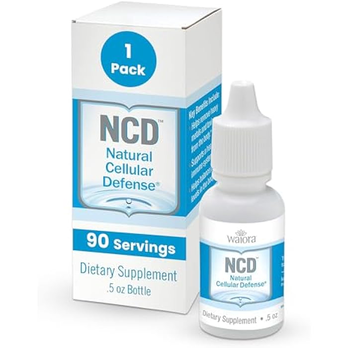 Waiora Natural Cellular Defense (NCD) Liquid Supplement, Advanced Mineral & Botanical Formula, Daily Immune & Cellular Wellness, Easy Absorption Drops, pH Balance, Cleansing (One .5 oz Bottle, 90 serv.) - Image 1