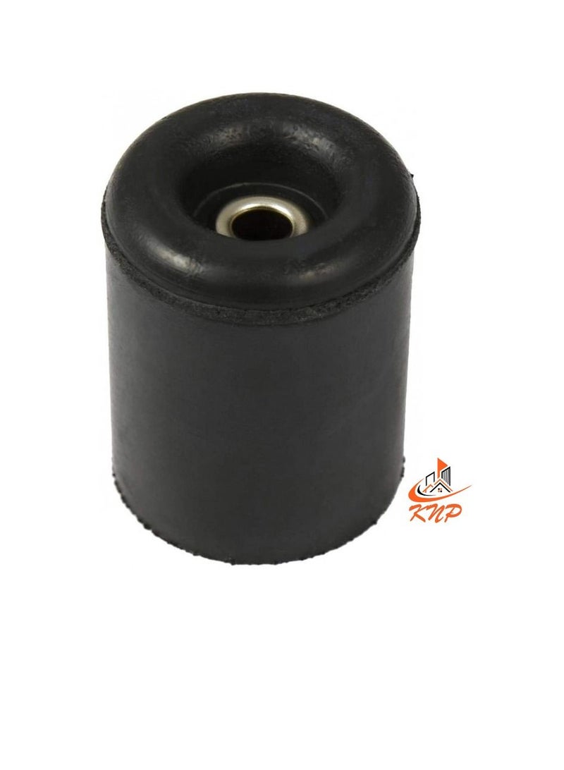 KNP PVC Rubber Door Stopper Black  - Image 1